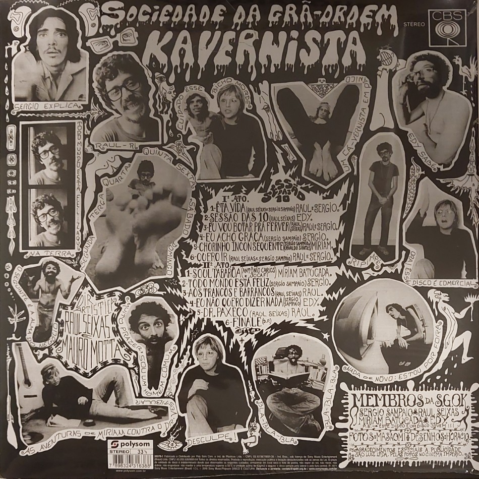 Sociedade Da Grã-Ordem Kavernista - Álbum : Sociedade Da Grã-Ordem Kavernista Apresenta: Sessão Das 10 - Imagem 2