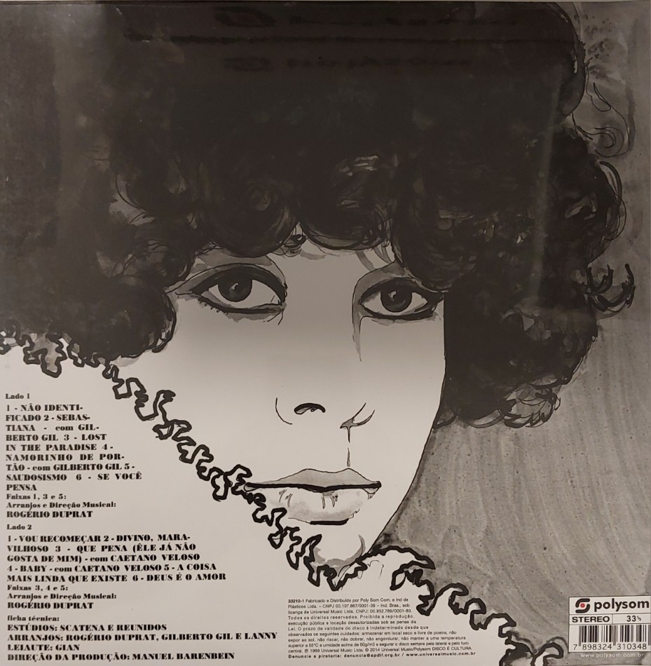 Gal Costa Álbum: Gal Costa (1969) - Imagem 2