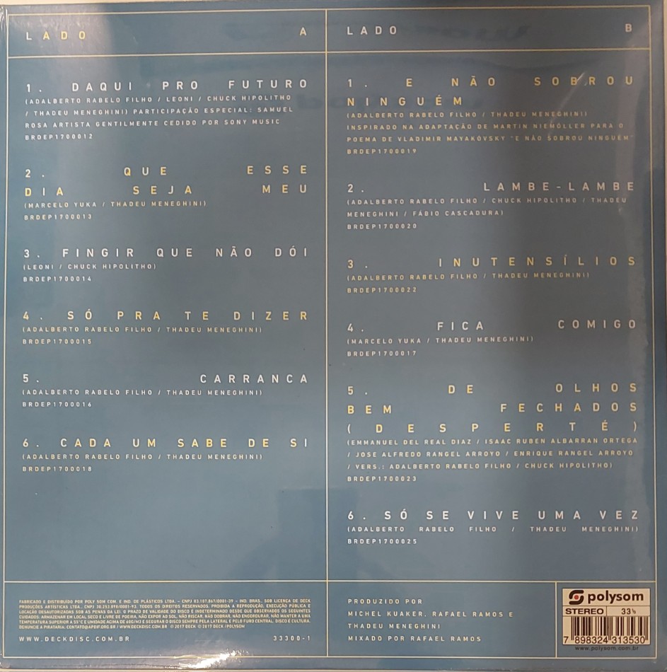 Vespas Mandarinas - Álbum : Daqui Pro Futuro - Imagem 2