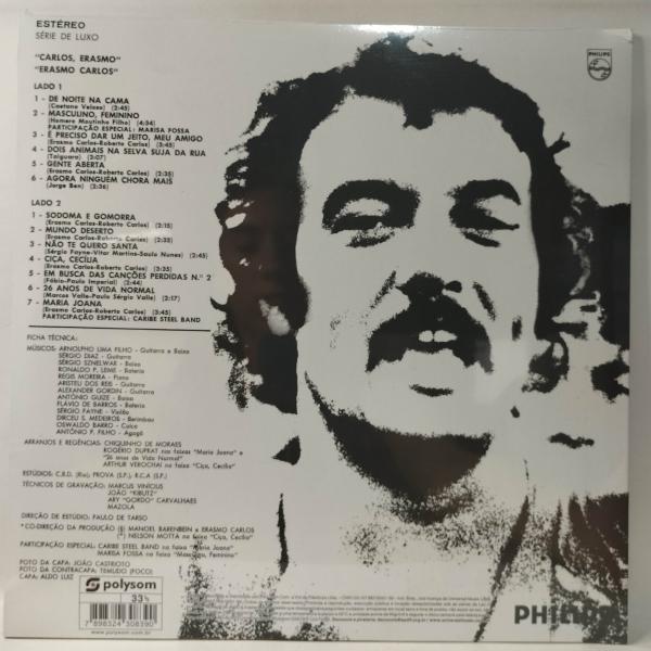 Erasmo Carlos - Álbum : Carlos- Erasmo... - Imagem 2