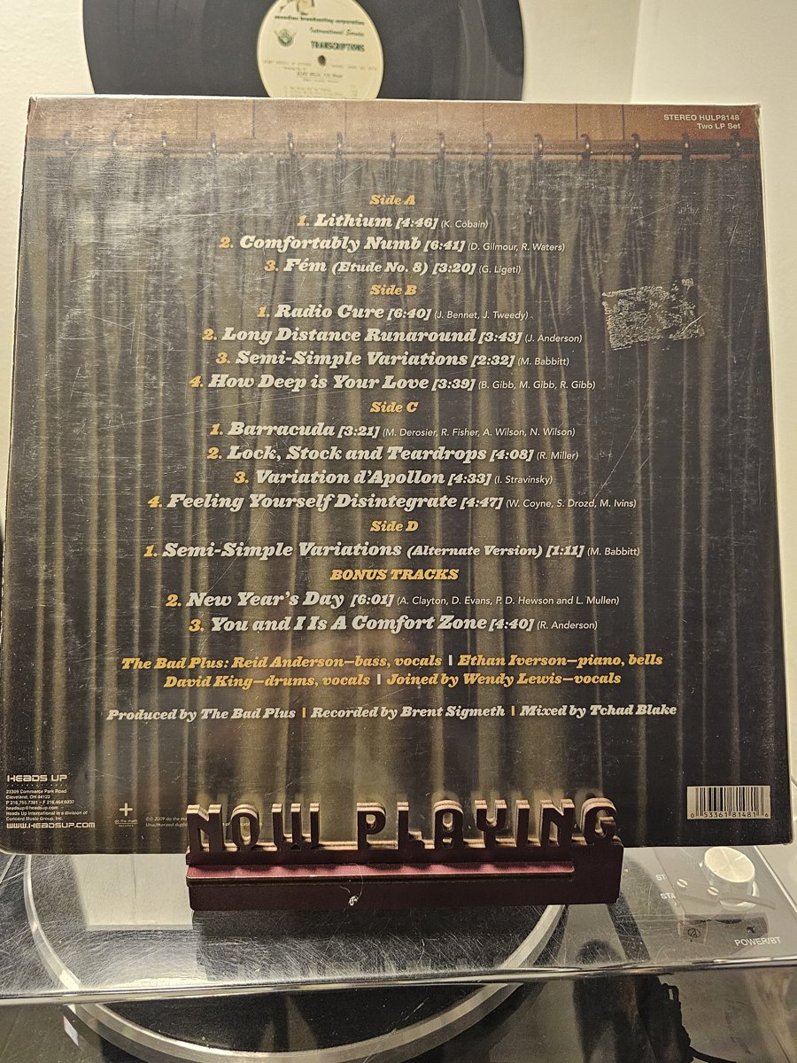 The Bad Plus Joined By Wendy Lewis - Álbum: For All I Care - Imagem 3