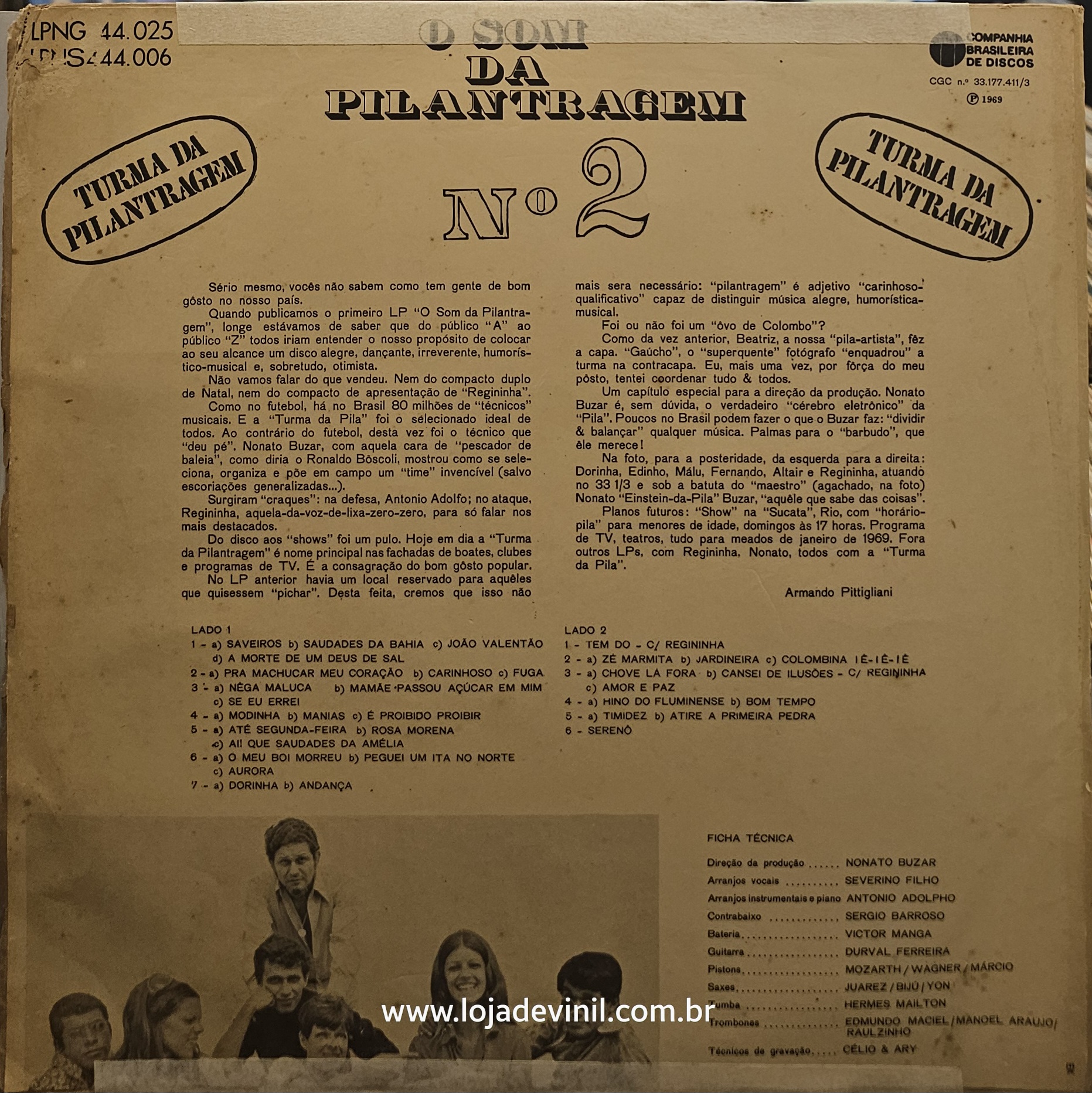 A Turma Da Pilantragem – O Som Da Pilantragem Vol. 2 - Imagem 2